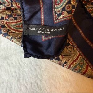 Saks Fifth Avenue 100% silk pocket square. Bundle!